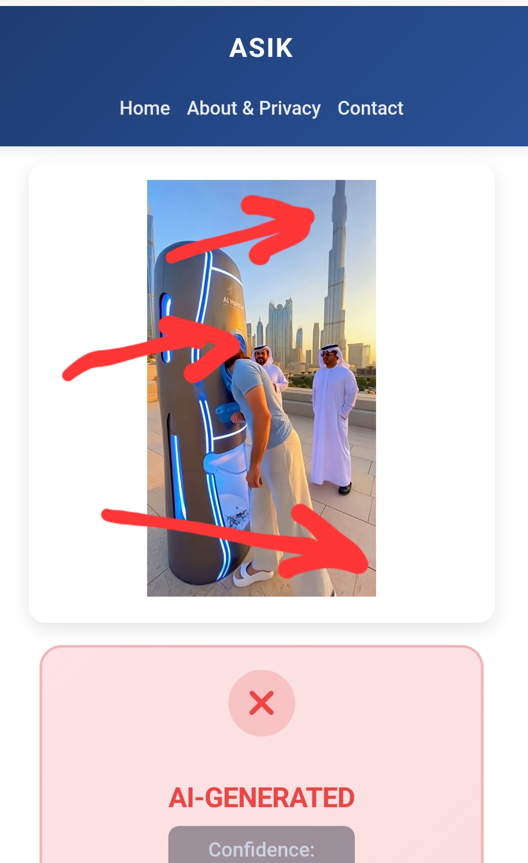 AI-Generated: "Dubai's Newest Al Barber" is fake